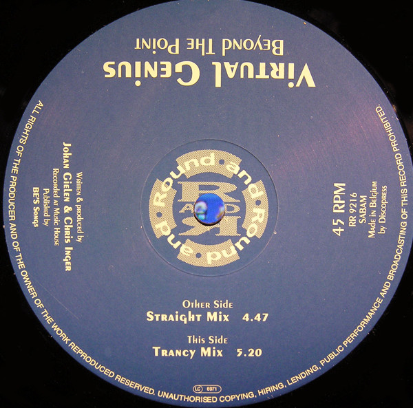 Virtual Genius - Beyond The Point | Round And Round (RR 9216)