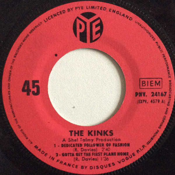 The Kinks - Dedicated Follower Of Fashion | Pye Records (PNV 24 167) - 4