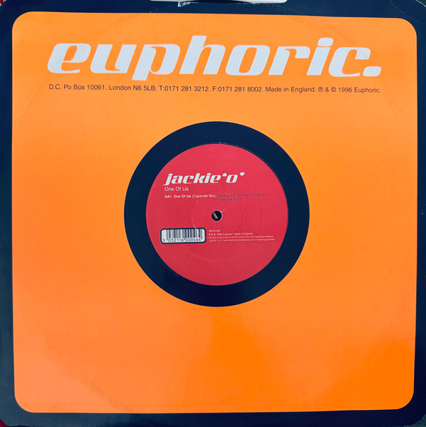 Jackie 'O' - Breakfast At Tiffany's / Love Found Me  / One Of Us | Euphoric (12UPHO5) - 4