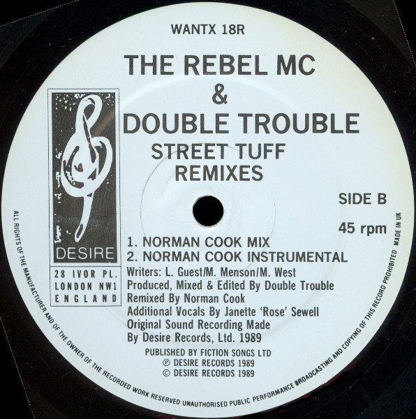 Rebel MC & Double Trouble - Street Tuff Remixes | Desire Records (WANTX 18R) - 3 Rebel MC & Double Trouble - Street Tuff Remixes | Desire Records (WANTX 18R) - 3