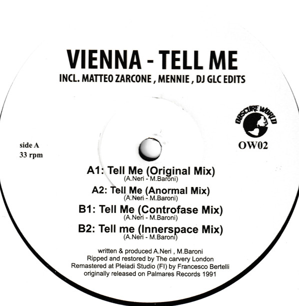 Vienna - Tell Me | Obscure World (OW 02)