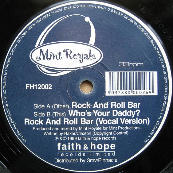 Mint Royale - Rock And Roll Bar | Faith & Hope Records Limited (FH12002)