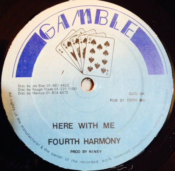 Linval Thompson / The 4th Harmonic - Bubble Up / Here With Me | Gamble (GAD 04) - 2