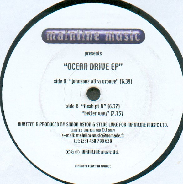 Federal States - Ocean Drive EP | Mainline Music (MLM 1001)