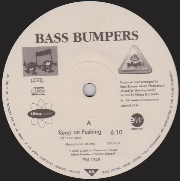 Bass Bumpers - Keep On Pushing | Ultraphonic (PM 1349) - 2 Bass Bumpers - Keep On Pushing | Ultraphonic (PM 1349) - 2