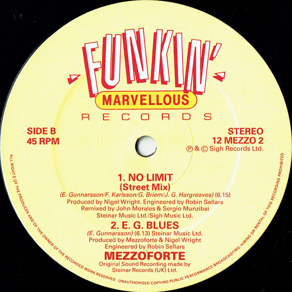 Mezzoforte - No Limit | Funkin' Marvellous Records (12 mezzo 2) - 4