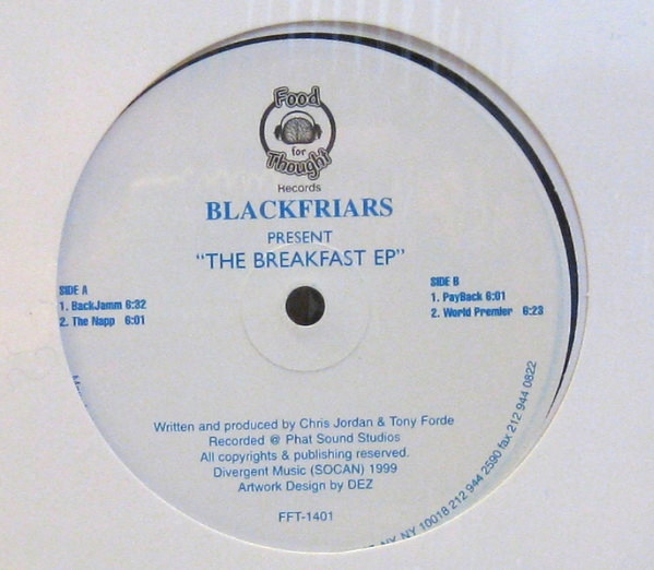 Blackfriars - The Breakfast EP | Food For Thought Records (FFT-1401)