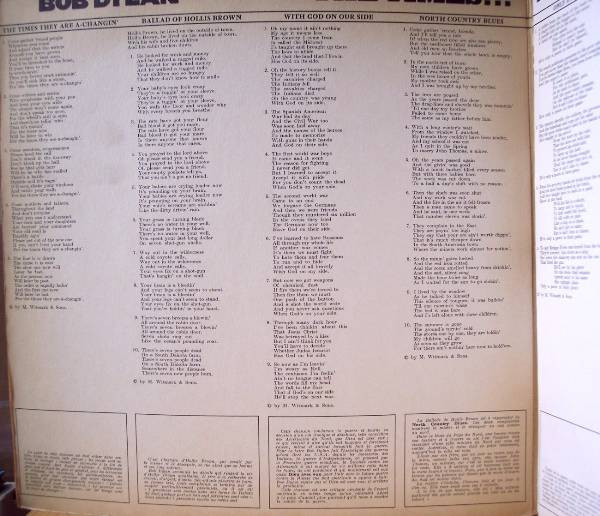 Bob Dylan - "Mister" Bob Dylan | CBS (62 251) - 3