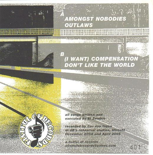 El Zombie - Amongst Nobodies | A Fistful Of Records (AFOR-003) - 2