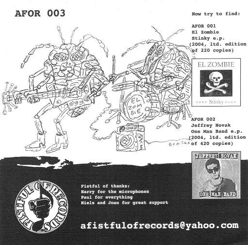 El Zombie - Amongst Nobodies | A Fistful Of Records (AFOR-003) - 3