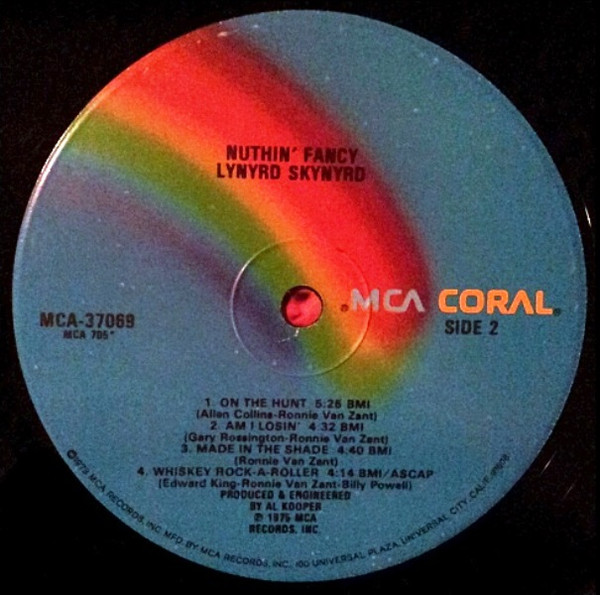 Lynyrd Skynyrd - Nuthin' Fancy | MCA Coral (MCA-37069) - 4