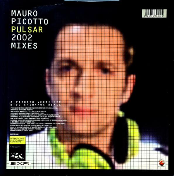 Mauro Picotto - Pulsar 2002 Rmx | BXR UK (BXRFB 0162) - 2