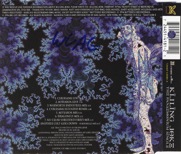 Killing Joke - The Pandemonium Single | Zoo Entertainment (72445-14181-2) - 2