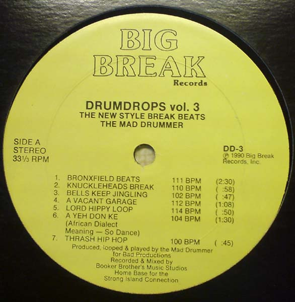 The Mad Drummer - Drumdrops Vol 3 (The New Style Break Beats) | Big Break (DD-3)