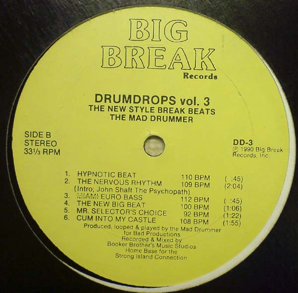 The Mad Drummer - Drumdrops Vol 3 (The New Style Break Beats) | Big Break (DD-3) - 2