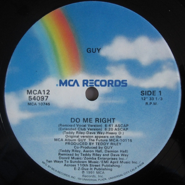 Guy - Do Me Right | MCA Records (MCA 12 54097)