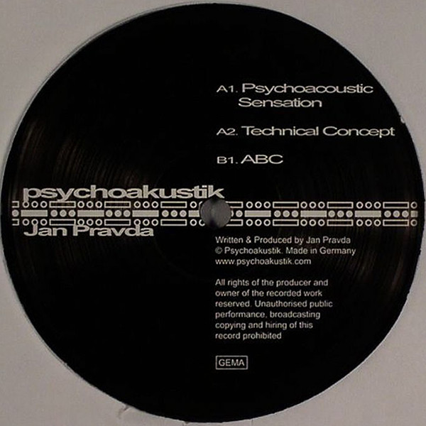 Jan Pravda - Abc | Psychoakustik (psya-003) Jan Pravda - Abc | Psychoakustik (psya-003)