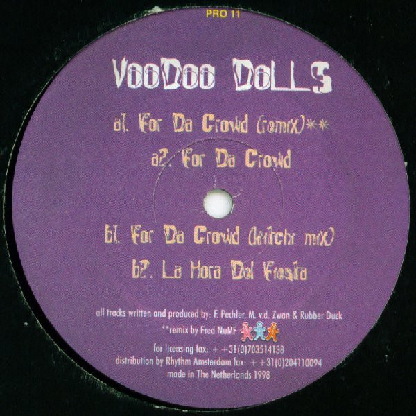 Voodoo Dolls - For Da Crowd | Pro Records (PRO 11) - main