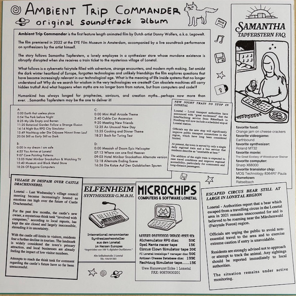 Legowelt - Ambient Trip Commander (Original Soundtrack) | System Revival Recordings (SSRLP2) - 4 Legowelt - Ambient Trip Commander (Original Soundtrack) | System Revival Recordings (SSRLP2) - 4