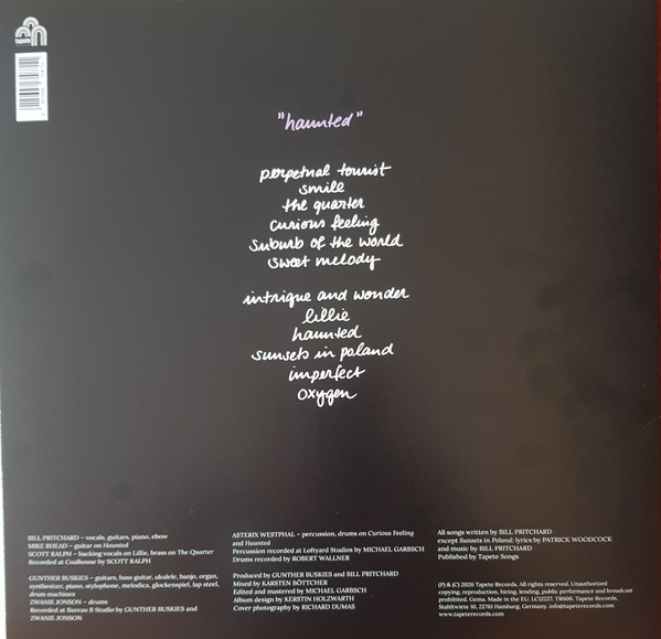 Bill Pritchard - Haunted | Tapete Records (TR606) - 2 Bill Pritchard - Haunted | Tapete Records (TR606) - 2