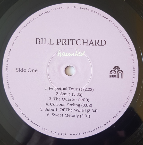 Bill Pritchard - Haunted | Tapete Records (TR606) - 3 Bill Pritchard - Haunted | Tapete Records (TR606) - 3