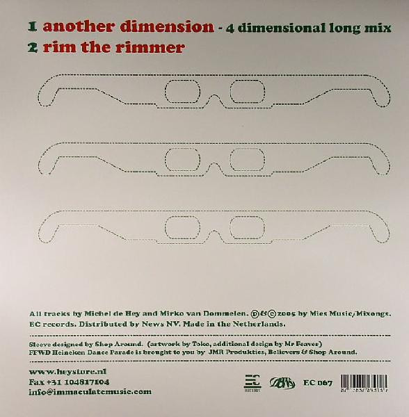 Michel De Hey + M.I.R.K.O. - Another Dimension | EC Records (EC 067) - 2