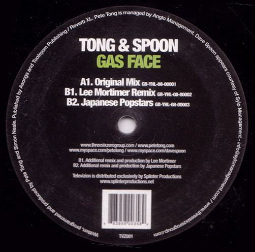 Tong & Spoon - Gas Face | Televizion (TVZ001)