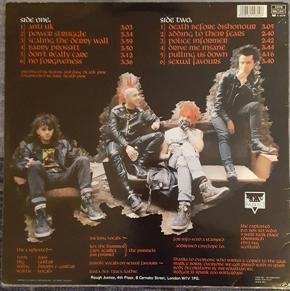 The Exploited - Death Before Dishonour | N.E.W Musidisc (2376) - 2