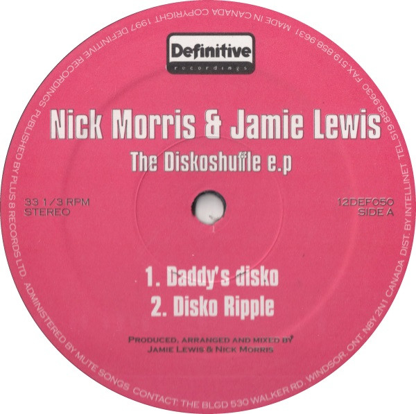 Nick Morris  &  Jamie Lewis  &  Jamie Lewis  &  DJ N-Joy - The Diskoshuffle EP / The Funkmaster EP | Definitive Recordings (12DEF050)