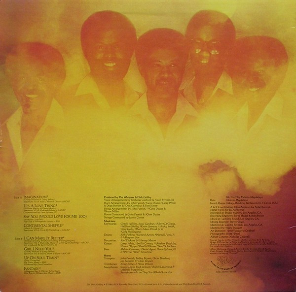 The Whispers - Imagination | Solar (BZL1-3578) - 2