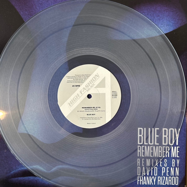Blue Boy - Remember Me (Remixes) | High Fashion Music (MS 499)