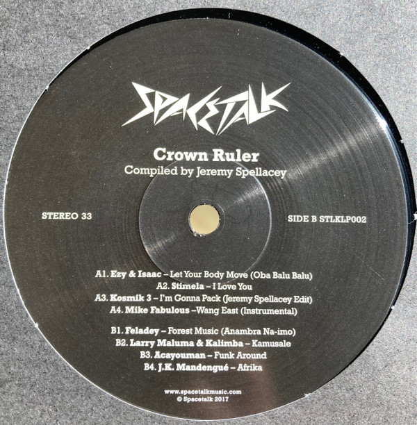 Jeremy Spellacey - Crown Ruler Sound | Spacetalk Records (STLKLP002) - 2