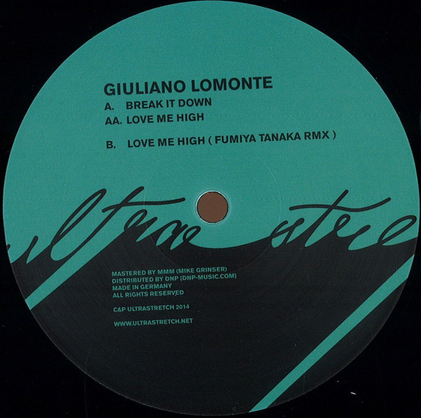 Giuliano Lomonte - Break It Down / Love Me High | Ultrastretch (U_STRETCH 07) - 2