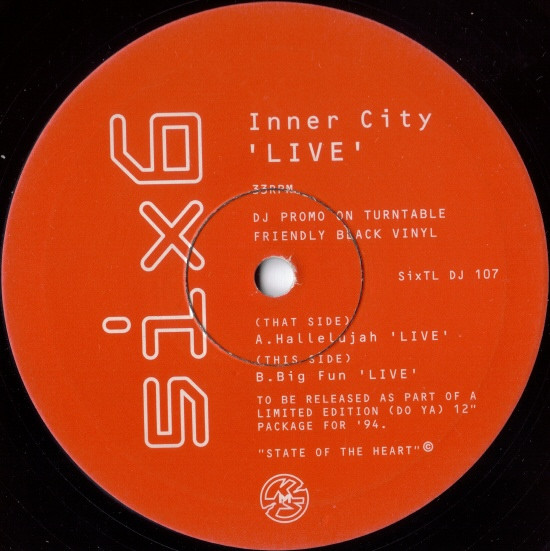 Inner City - Live | Six6 (SixTL DJ 107)