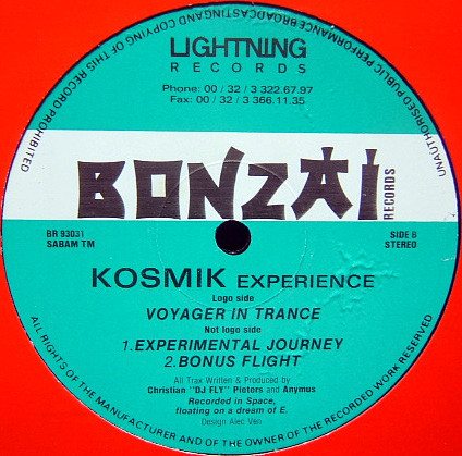 Kosmik Experience - Voyager In Trance | Bonzai Records (BR 93031) - 2
