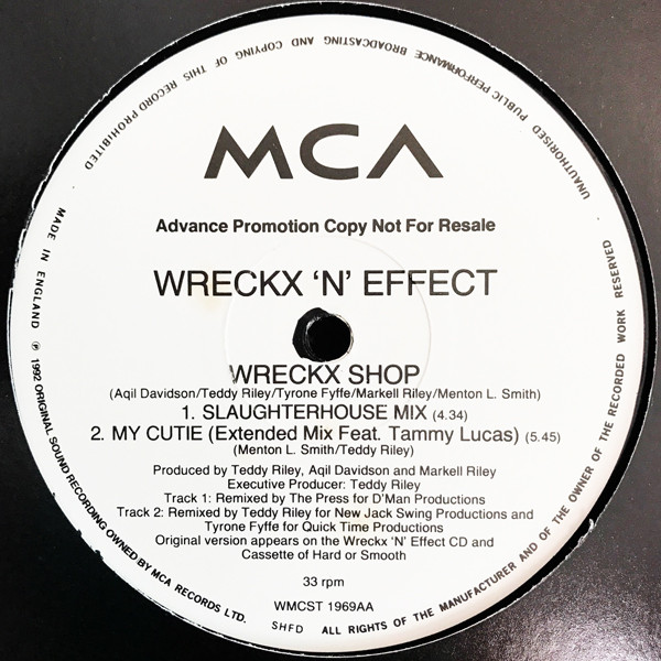 Wrecks-N-Effect - Wreckx Shop | MCA Records (WMCST 1969) - 2