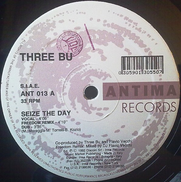 Three-Bu - Seize The Day | Antima Records (ANT 013) - 3