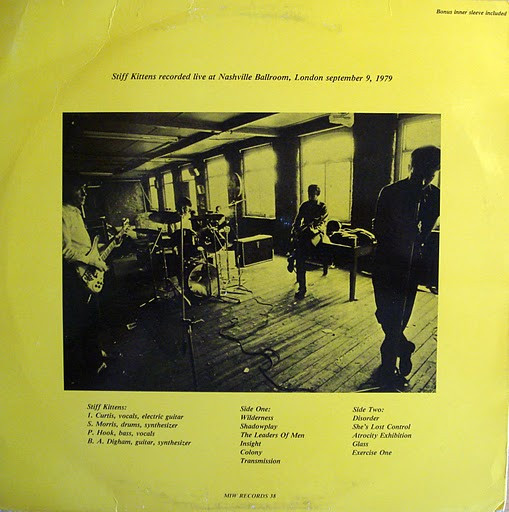 Stiff Kittens - Try To Cure Yourself | MIW Records (MIW 38) - 2