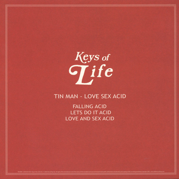 Tin Man - Love Sex Acid | Keys Of Life (LIFE12IN-17) - 2