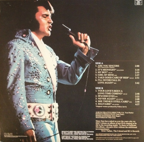 Elvis Presley - Our Memories Of Elvis [Vinyl] | RCA Victor (AQL1-32-79) - 2