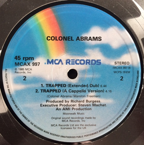 Colonel Abrams - Trapped (Extended Version) | MCA Records (MCAX 997)