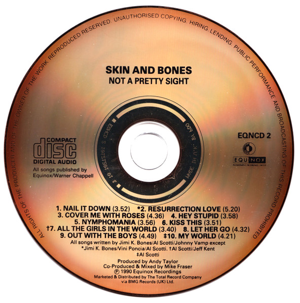 Skin & Bones - Not A Pretty Sight CD | Equinox Recordings (EQNCD 2) - 3