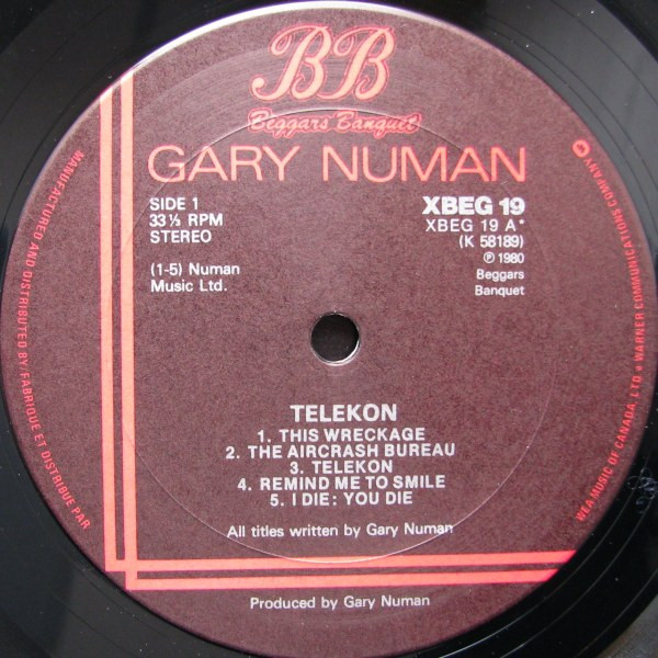 Gary Numan - Telekon | Beggars Banquet (XBEG 19) - 3
