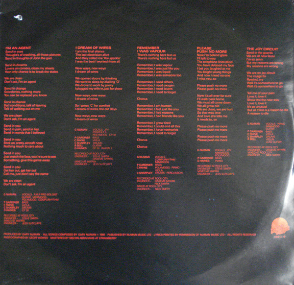 Gary Numan - Telekon | Beggars Banquet (XBEG 19) - 6