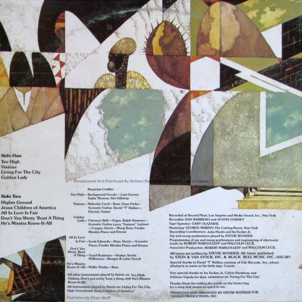 Stevie Wonder - Innervisions | Motown (T 326L) - 2