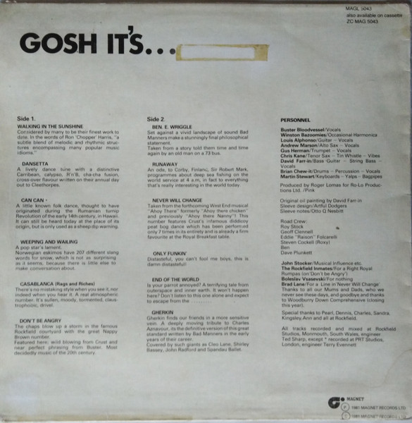 Bad Manners - Gosh It's... | Magnet (MAGL 5043) - 2 Bad Manners - Gosh It's... | Magnet (MAGL 5043) - 2