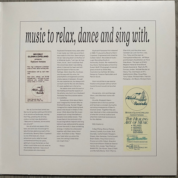 Beverly Glenn-Copeland - ...Keyboard Fantasies... | Transgressive Records (TRANS460X) - 4 Beverly Glenn-Copeland - ...Keyboard Fantasies... | Transgressive Records (TRANS460X) - 4