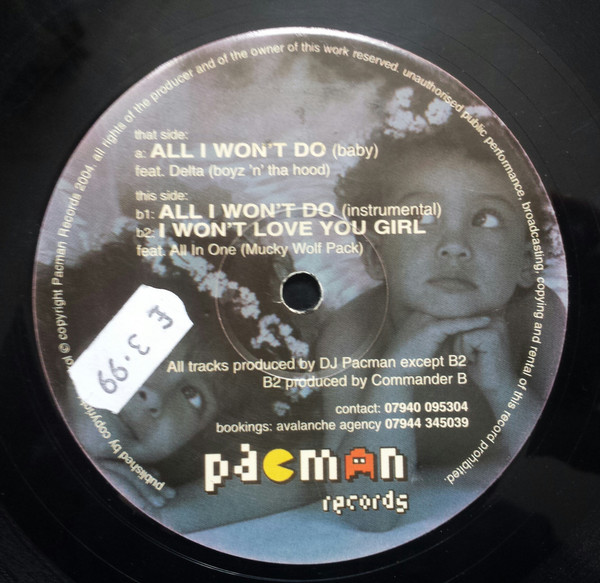 DJ Pacman - All I Won't Do | Pacman Records (PAC003)