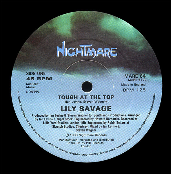 Lily Savage - Tough At The Top | Nightmare Records (MARE 64) - 3