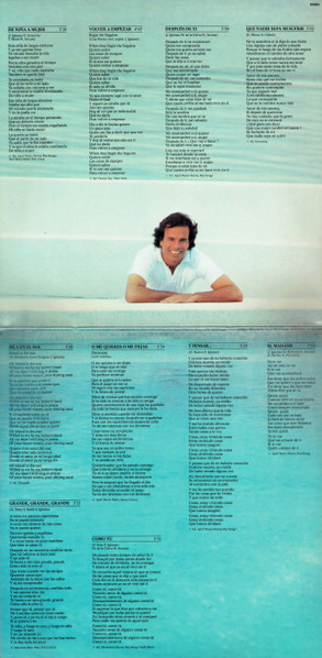 Julio Iglesias - De Niña A Mujer | CBS (CBS 85063) - 3 Julio Iglesias - De Niña A Mujer | CBS (CBS 85063) - 3